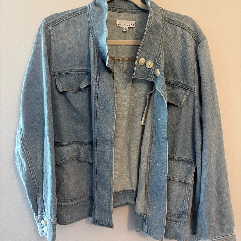 LOFT Light Blue Denim Jacket